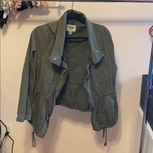 Green army jacket